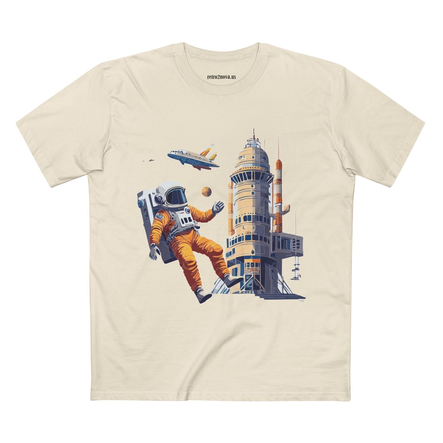 Cosmos Shirt Astronaut Design Unisex Premium Cotton Tee CS 32 Art Collection Original Art Design