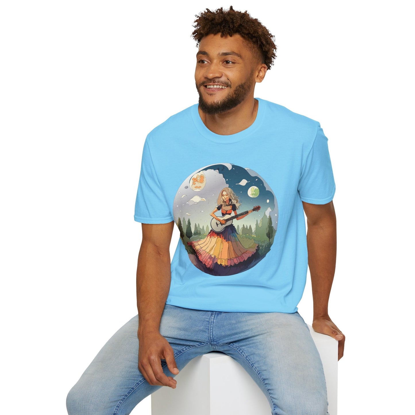 Womens Graphic T Shirts Art Design Tee Softstyle 64000 Ring Spun Cotton Comfort Everyday