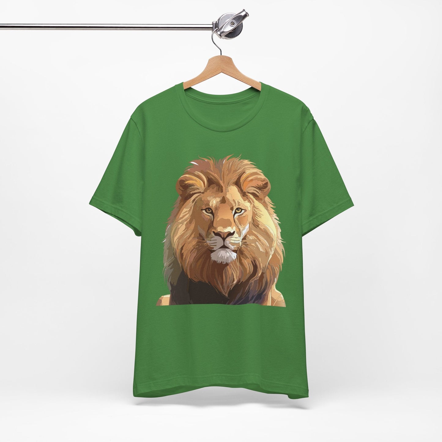 Unisex Animal Art Tee Shirt With Wild Animals Design Gildan 64000 Softstyle Cotton