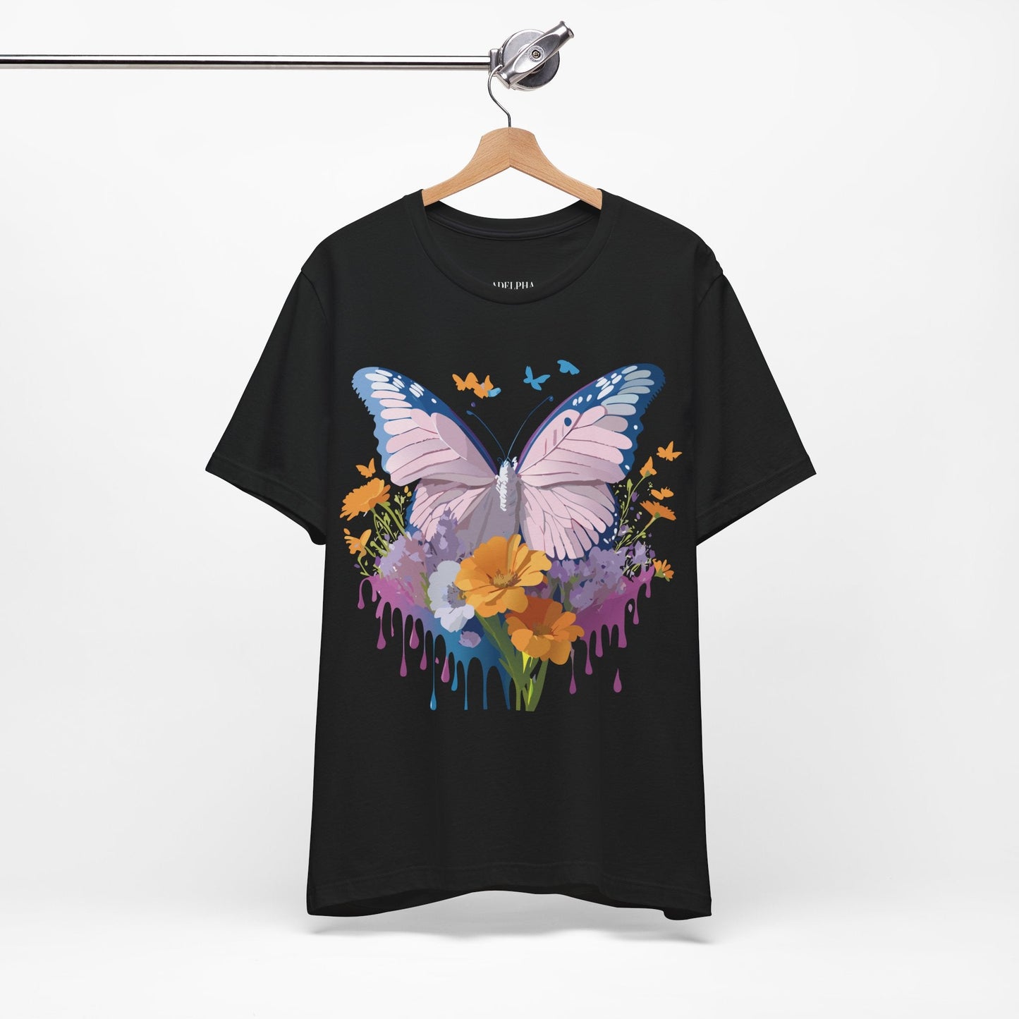 Butterfly Graphic Tee Unisex Jersey Short Sleeve Adelpha Art Design