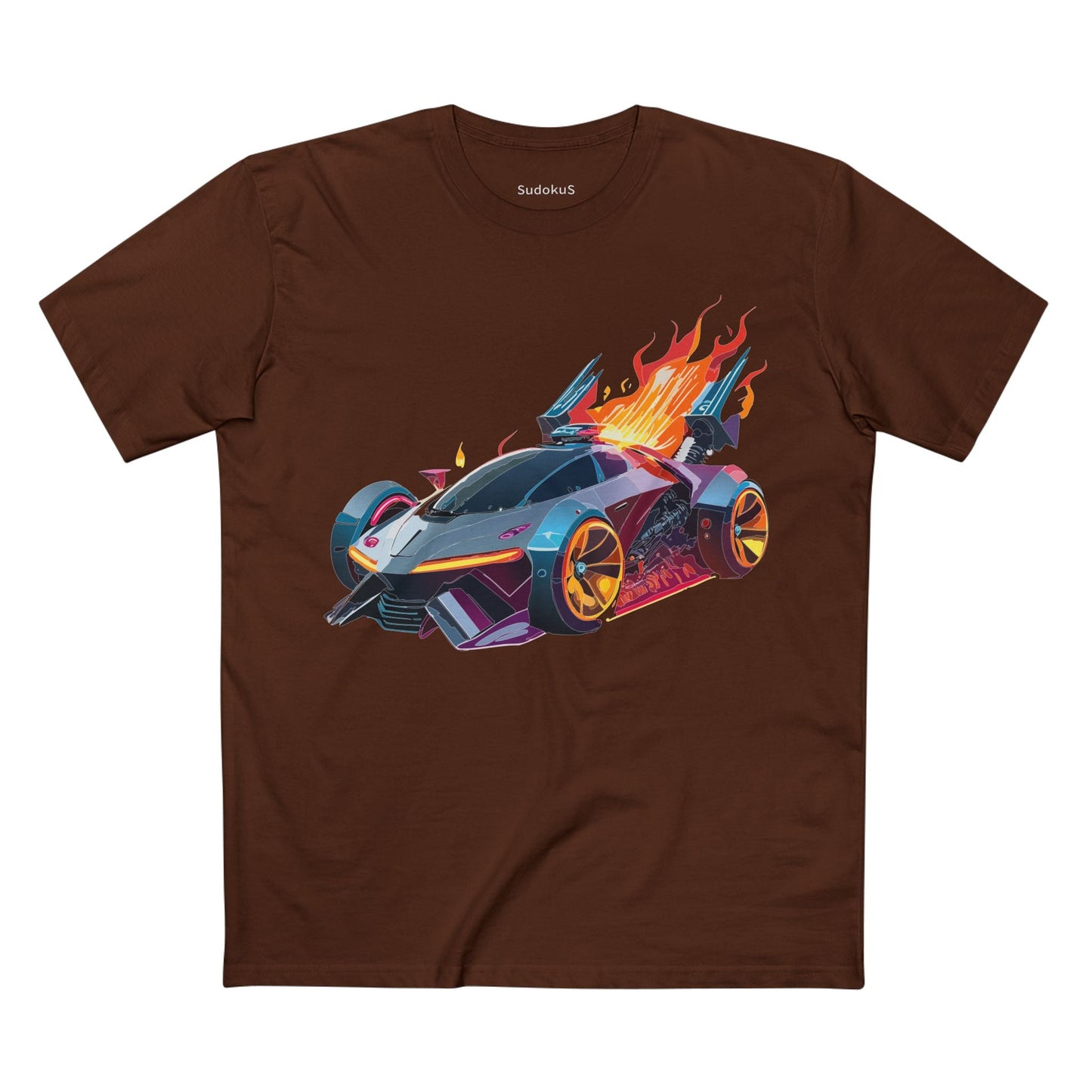 Car Graphic Unisex 100 Cotton Staple Tee 2