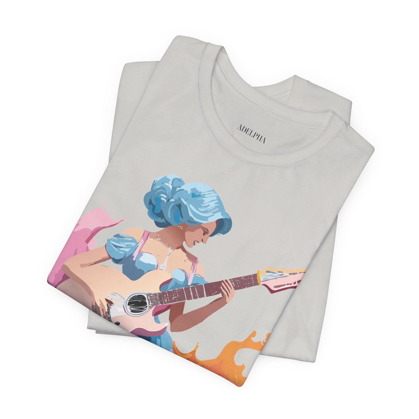 Music T Shirt Graphic Tee Unisex Adelpha Vintage Inspired Artwork Casual Everyday Wear