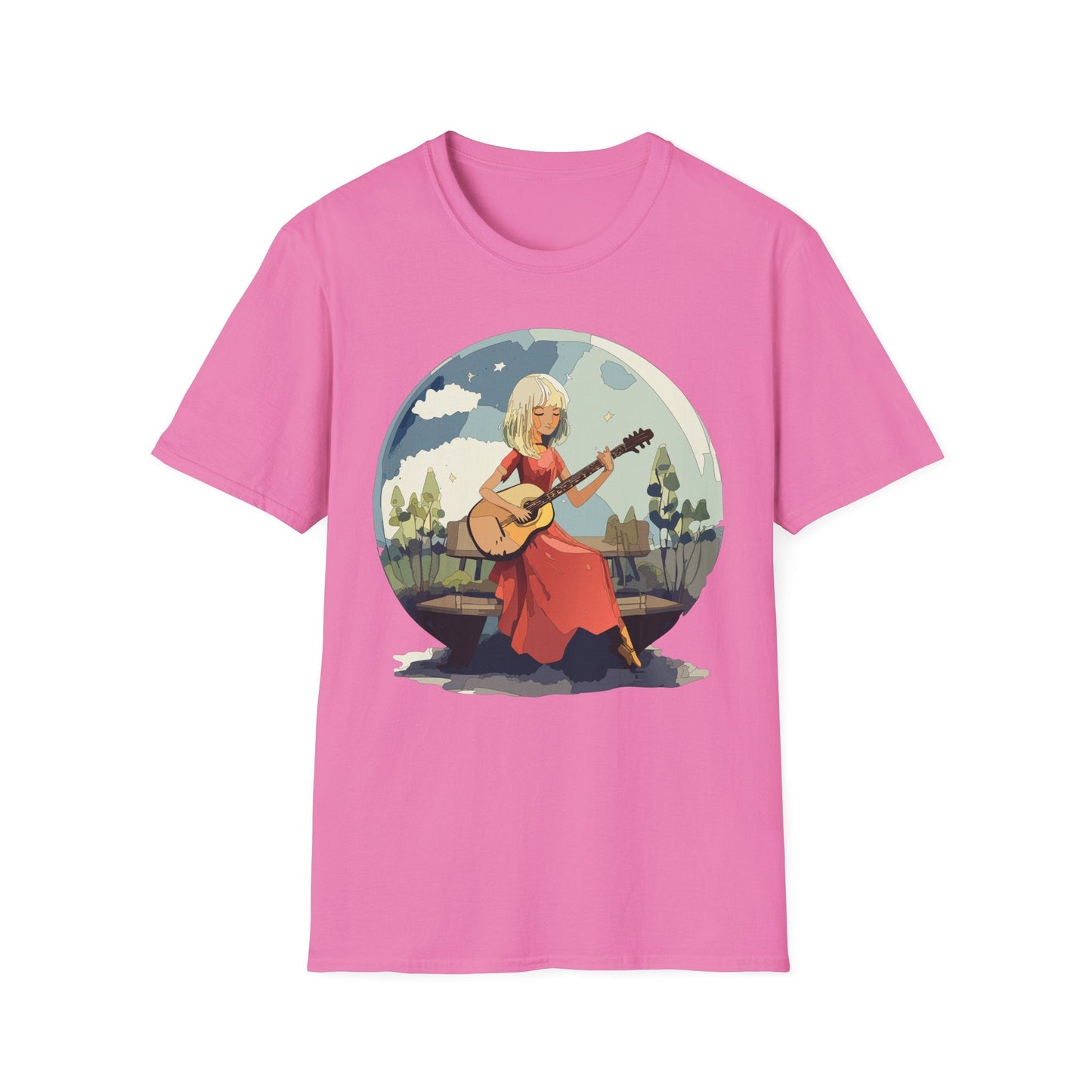 Womens Graphic T Shirts Art Design Shirt Unisex Softstyle Cotton Tee Quality Comfort Everyday Style