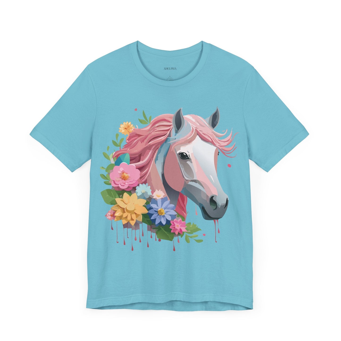 Horse Graphic Unisex 100 Cotton Vintage Animal Art T-Shirt 1