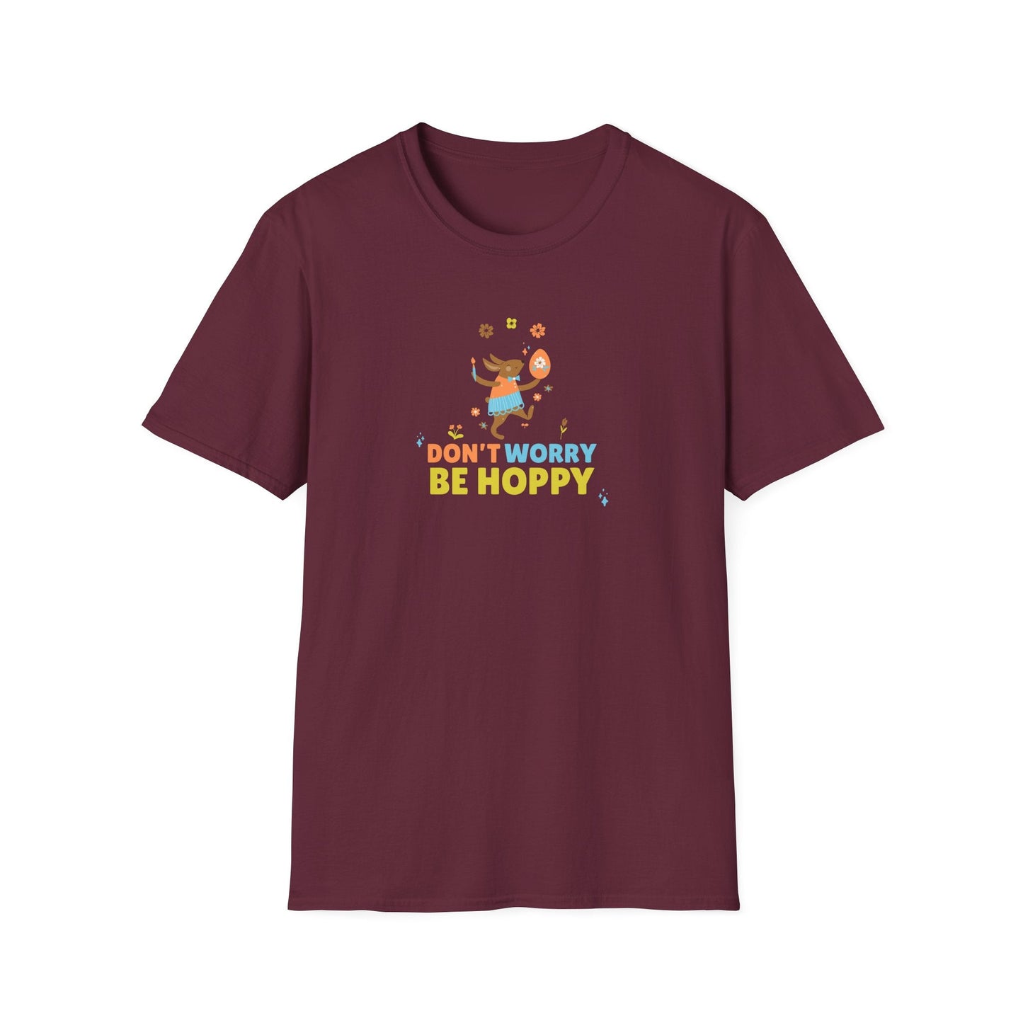 Easter Day T Shirt With Signature Art Design Unisex Softstyle Tee 64000 By Gildan