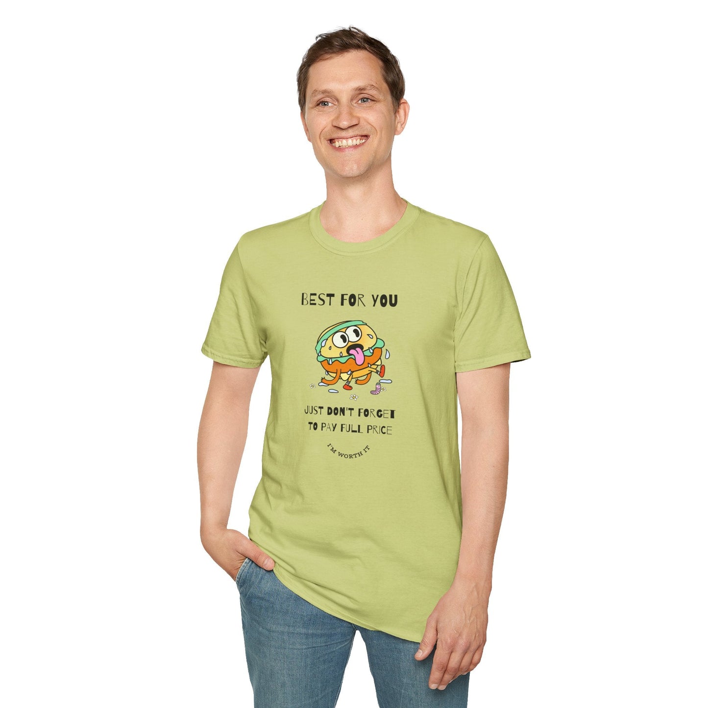 Funny Food T Shirts Unisex Softstyle Tee Gildan 64000 100 Percent Ring Spun Cotton Comfortable Graphic Tee