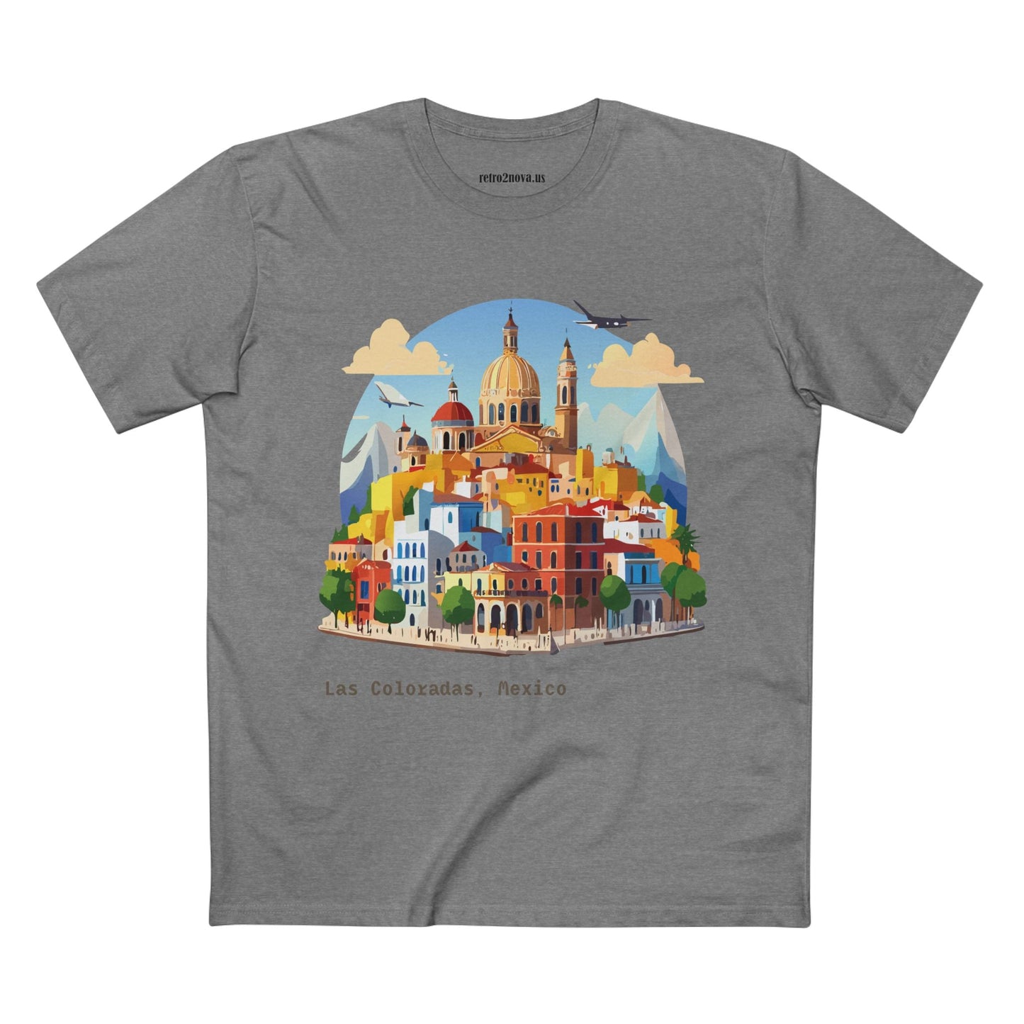 Travel Shirt Mexico Original Art Tee Unisex Premium Cotton Staple Tee With Retro2Nova Design