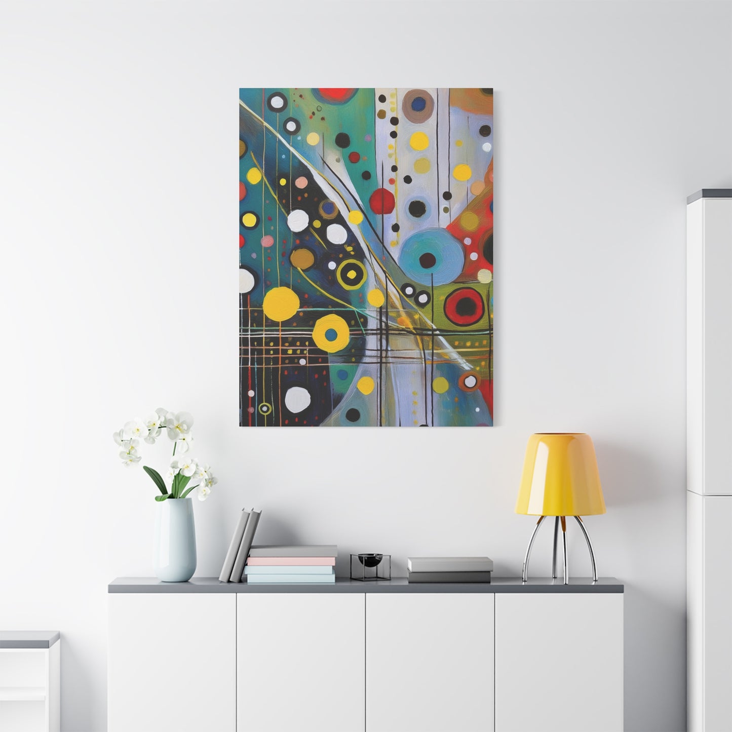 Abstract Oil Painting Print Canvas 20x24,20x30,24x30 24x32,24x36,30x40 32x48,36x48,40x60 Pine-Wood Inner Frame ABS-116