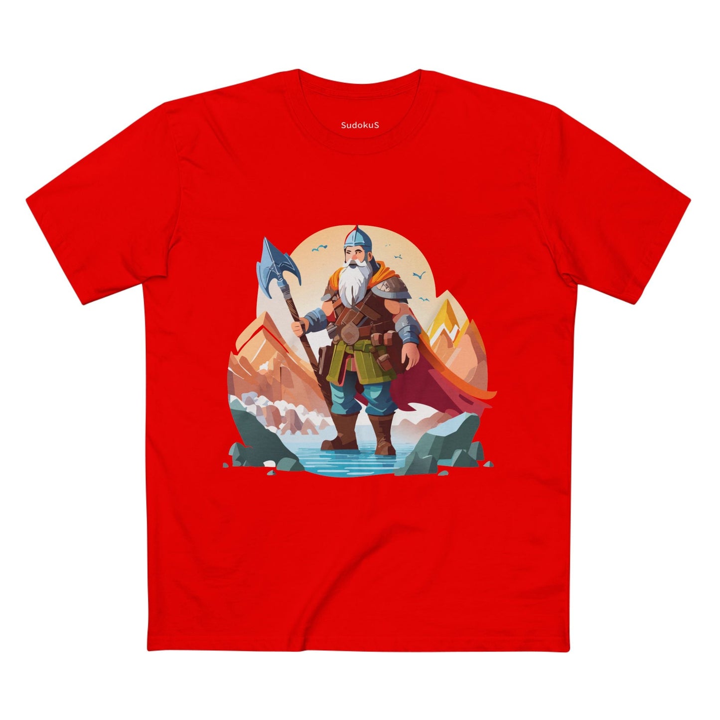 Viking Graphic Unisex 100 Cotton Staple Tee 25