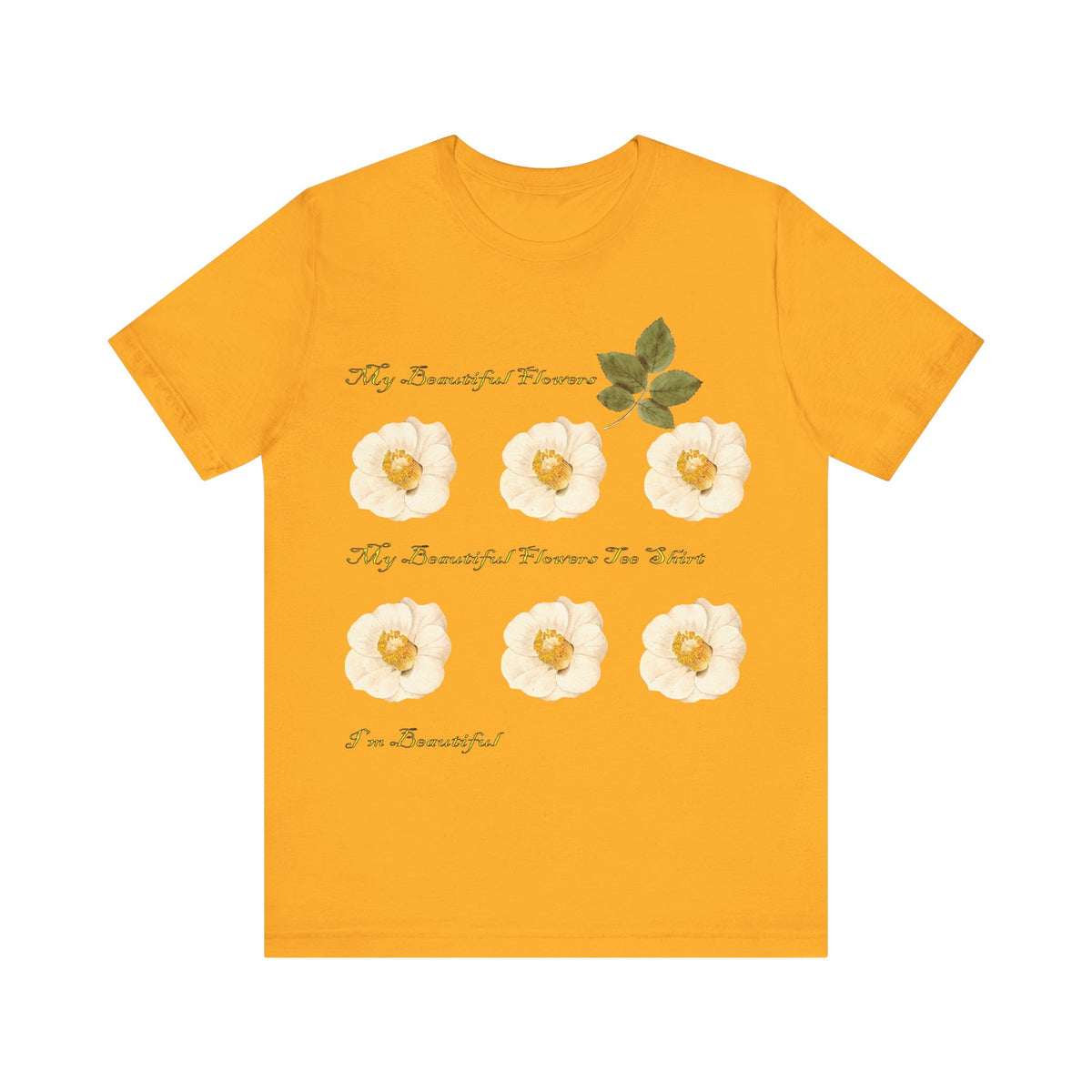 Floral Graphic Tee Shirt - Bella+Canvas Unisex 100 Cotton 53
