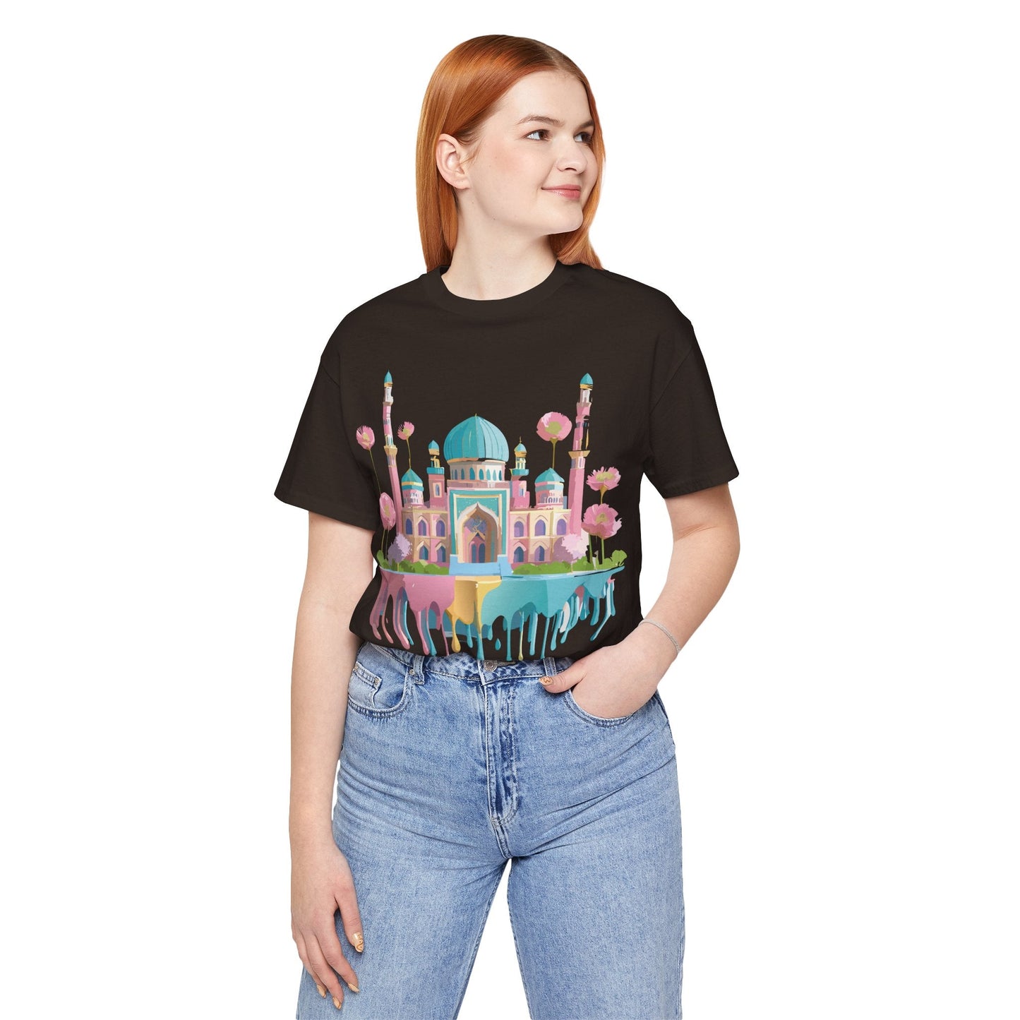 Adelpha Unisex Graphic Tee Vintage Inspired Artwork Tashkent Tourist Shirt Travel Style