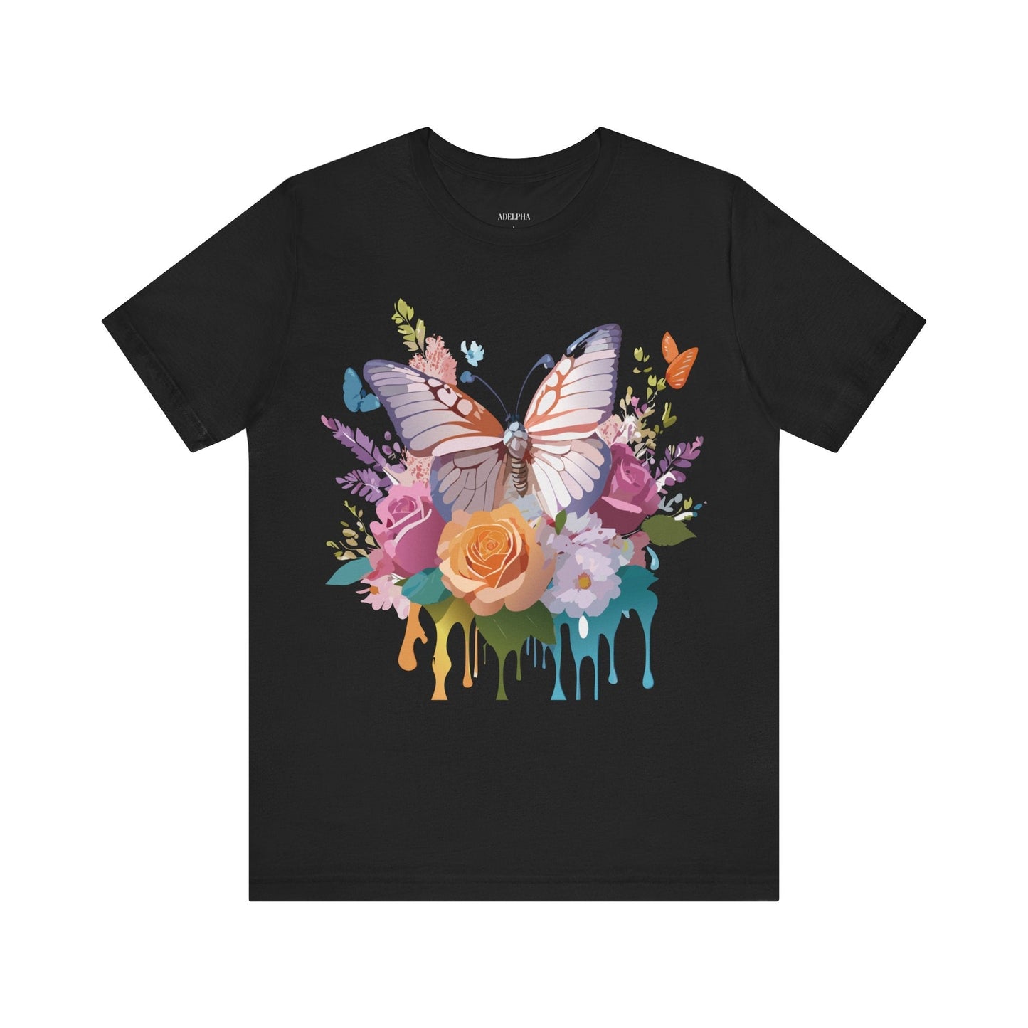 Adelpha Butterfly Graphic Tee Art Design Vintage Unisex Short Sleeve Shirt