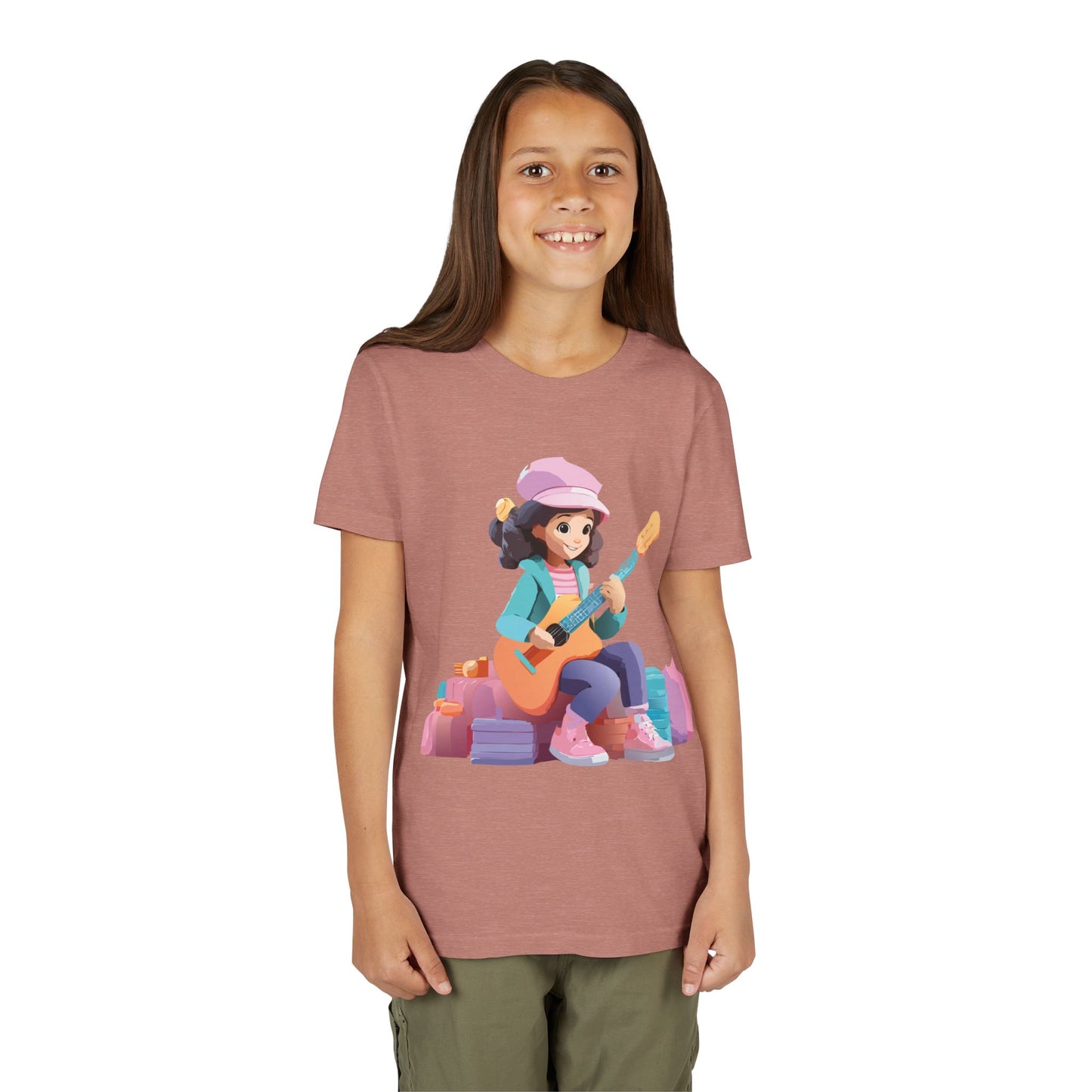 Camiseta gráfica de músico juvenil: perfecta para pequeños artistas y amantes de la música (de 9 a 14 años)