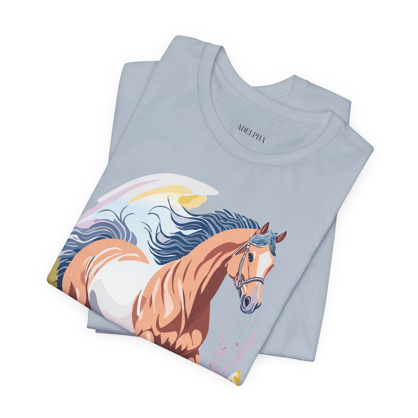 Horse Graphic Unisex 100 Cotton Vintage Animal Art T-Shirt 5