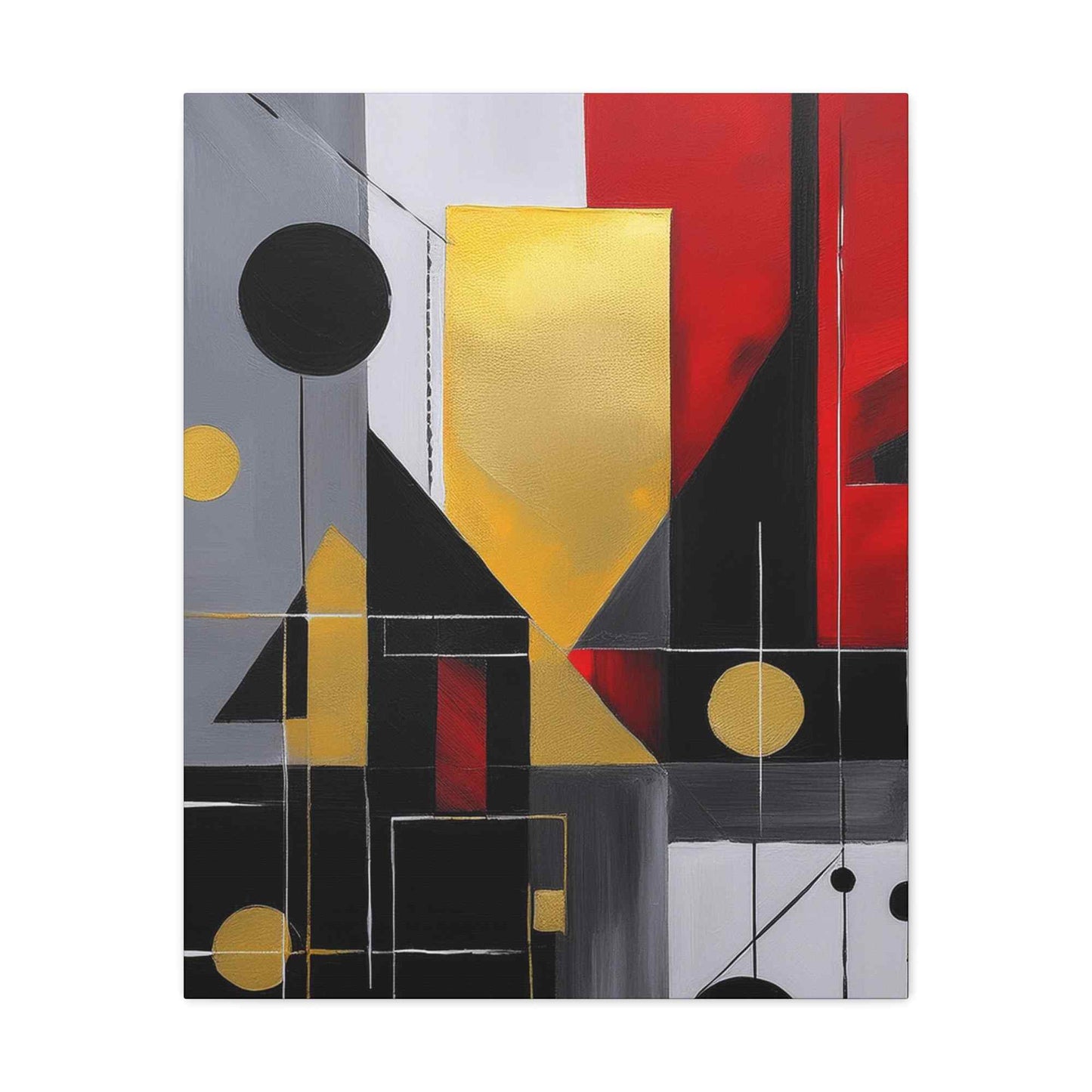 Red Abstract Painting Print Canvas 20x24,20x30,24x30, 24x32,24x36,30x40, 32x48,36x48,40x60 Pine-Wood Inner Frame ABS-22