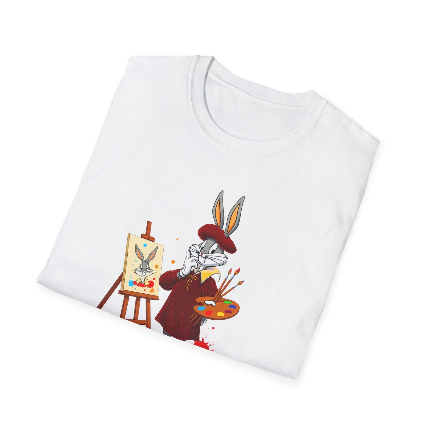 Bugs Bunny Shirt Unisex Cartoon T Shirt Softstyle 64000 Graphic Tee By Gildan Brand