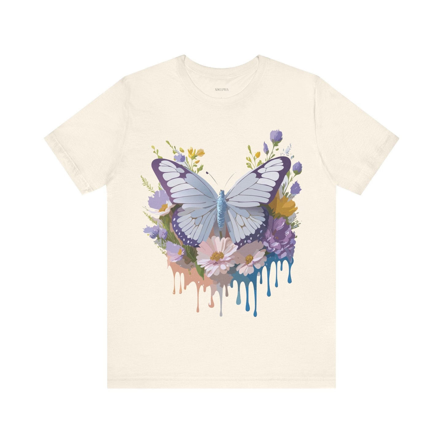 Adelpha Vintage Inspired Graphic Tee Unisex Short Sleeve Shirt