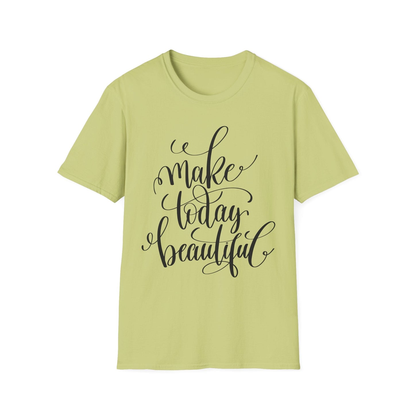 Positive Slogan T Shirt Unisex Softstyle Gildan 64000 With Positive Words And Good Quotes Art Tee