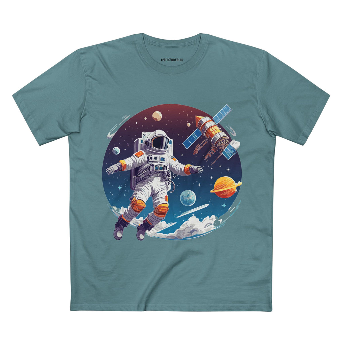 Cosmos Astronaut Graphic Tee Staple Unisex 100 Cotton Tee Shirt - CS-34