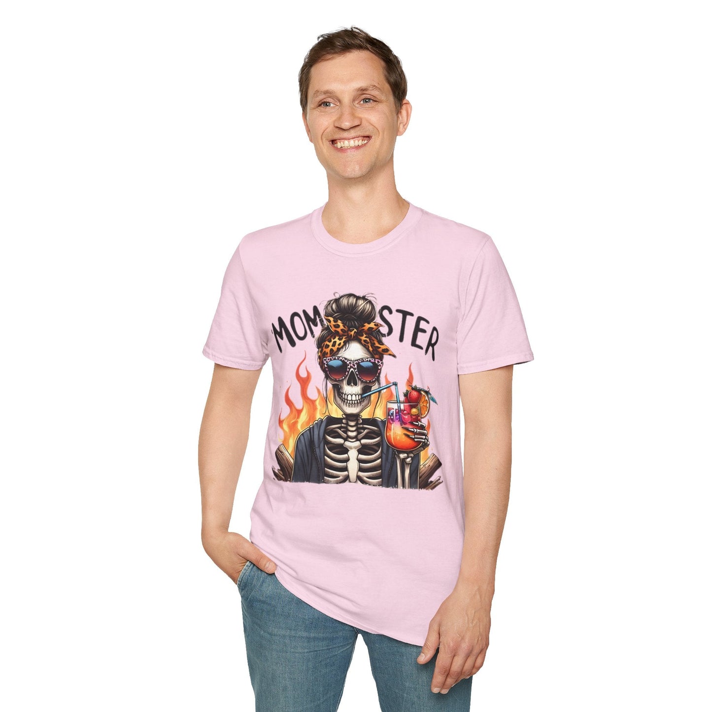 Skull Tee Shirt Unisex Skeleton Shirt Softstyle Gildan 100 Percent Cotton Graphic Tee