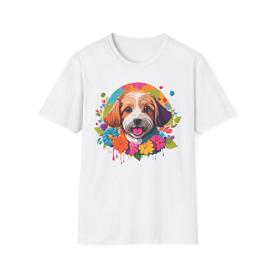 Unisex Dog Shirt Softstyle Cotton Tee Gildan 64000 Animal Tee