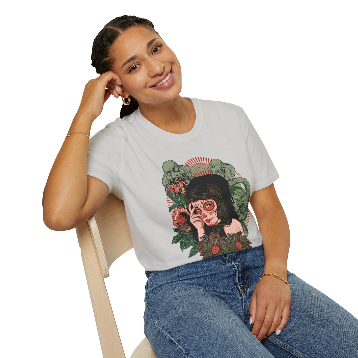 Art Design Graphic Tee Shirt Unisex Softstyle Cotton Art Shirt for Graphic Lovers
