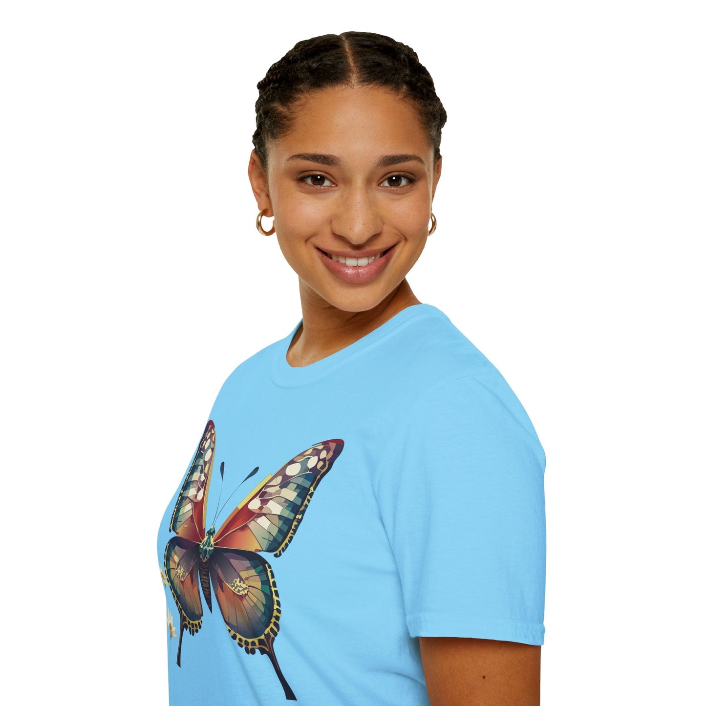Unisex Butterfly Monarch Shirt Softstyle Tee Gildan 64000 Short Sleeve For Everyday Comfort