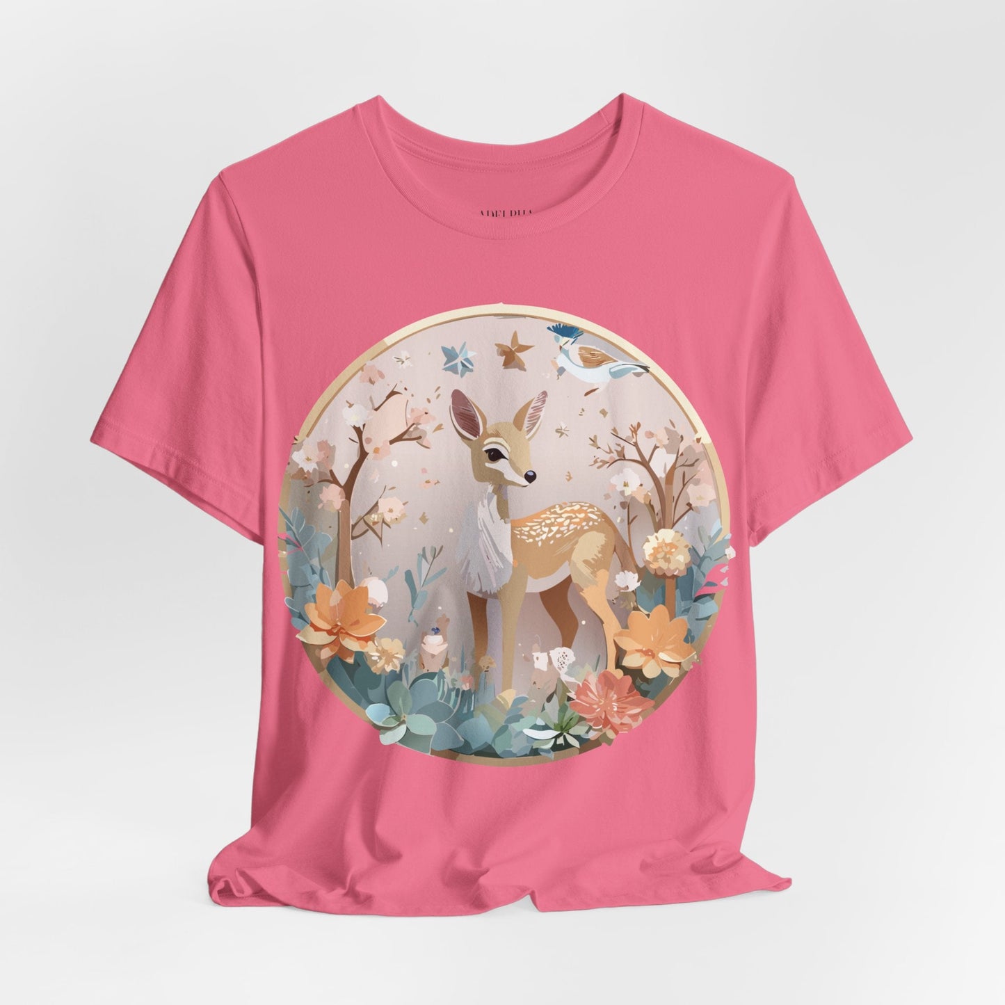 Medallion Graphic Unisex 100 Cotton Vintage Animal Medal Artwork Tee 9