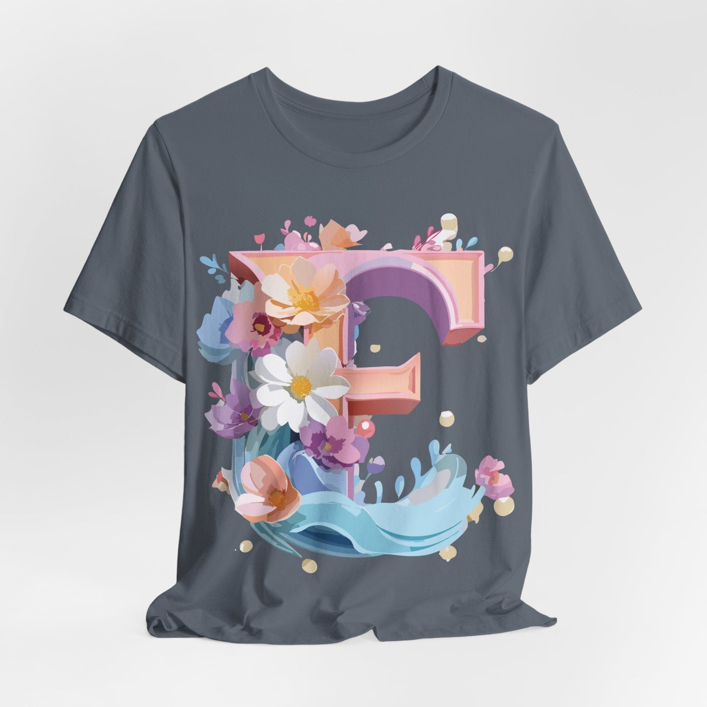 Unisex Letter E Graphic T Shirt By Adelpha Vintage Inspired Artwork Tee For Everyday Wear