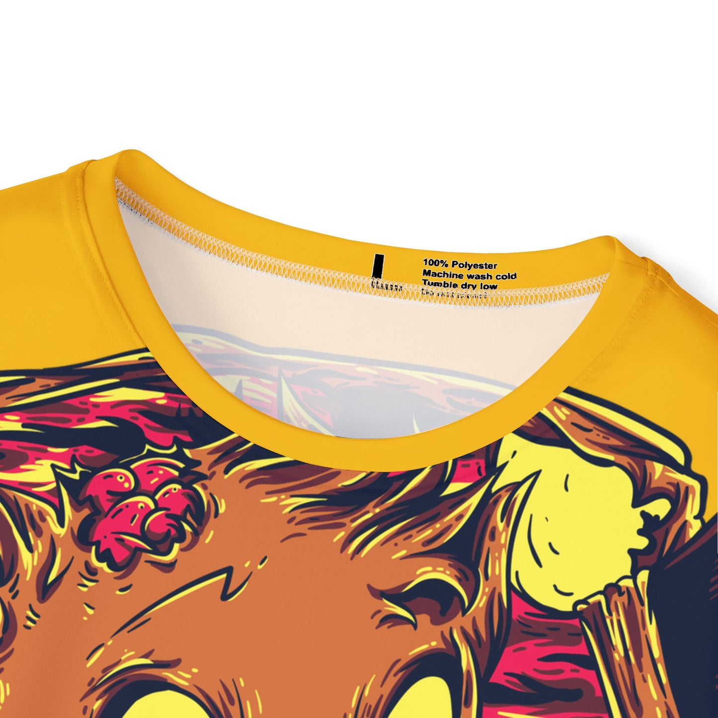 Be22 Fun Graphic T-Shirt, Art Design Poly Shirt, All Over Print Graphic Tee, Funny Print T-Shirt, Funny Cartoon Tee