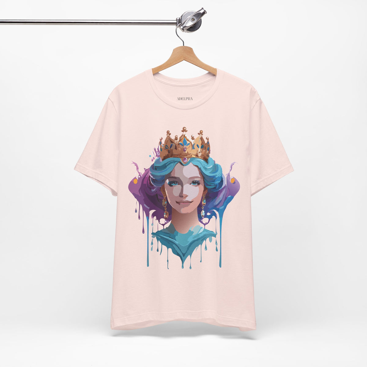 Queen Graphic Unisex Cotton Bella+Canvas Tee with Art Design m186