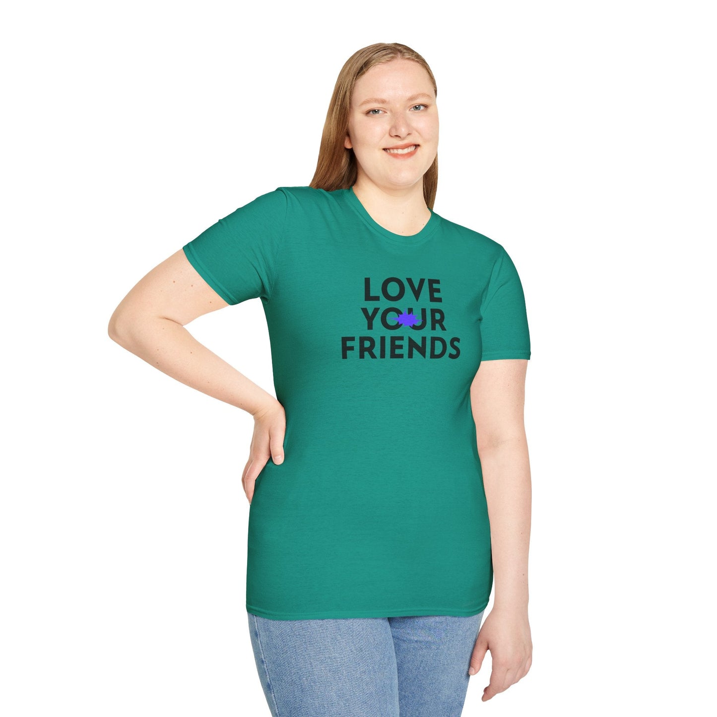 Positive Slogan T Shirts Unisex Gildan Softstyle 64000 Ring Spun Cotton Tee With Positive Quotes
