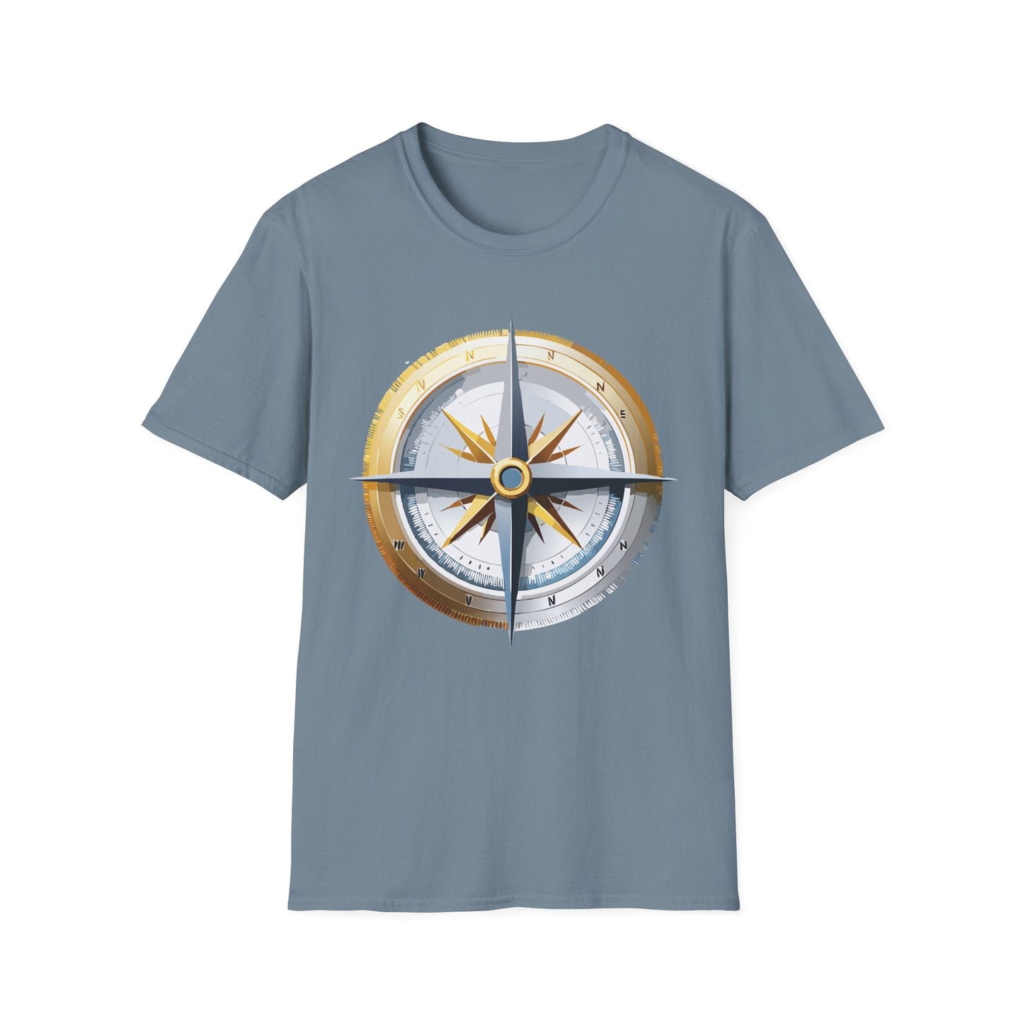 Compass Navigator Graphic Tee Unisex 100 Cotton 13