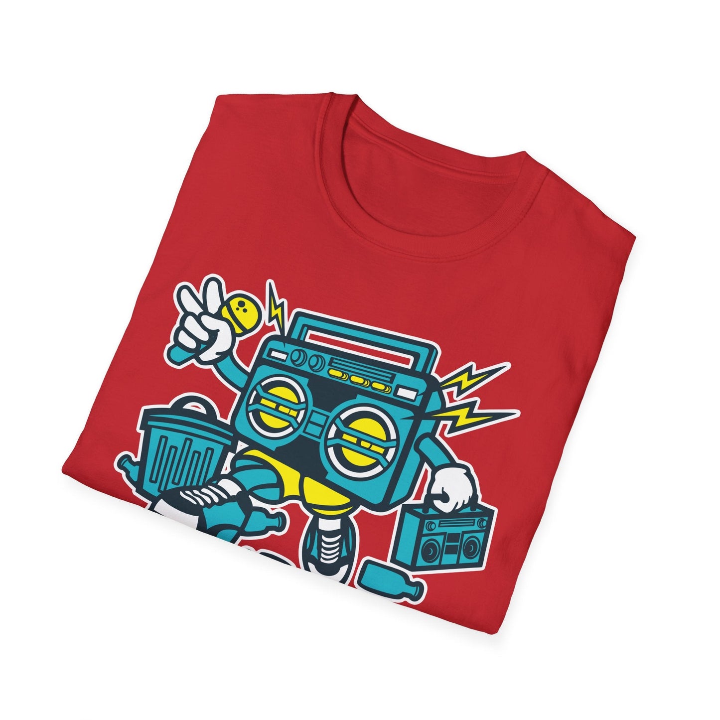 Cartoon T Shirt Animation Tee Funny Unisex Gildan Softstyle 64000 100 Percent Ring Spun Cotton
