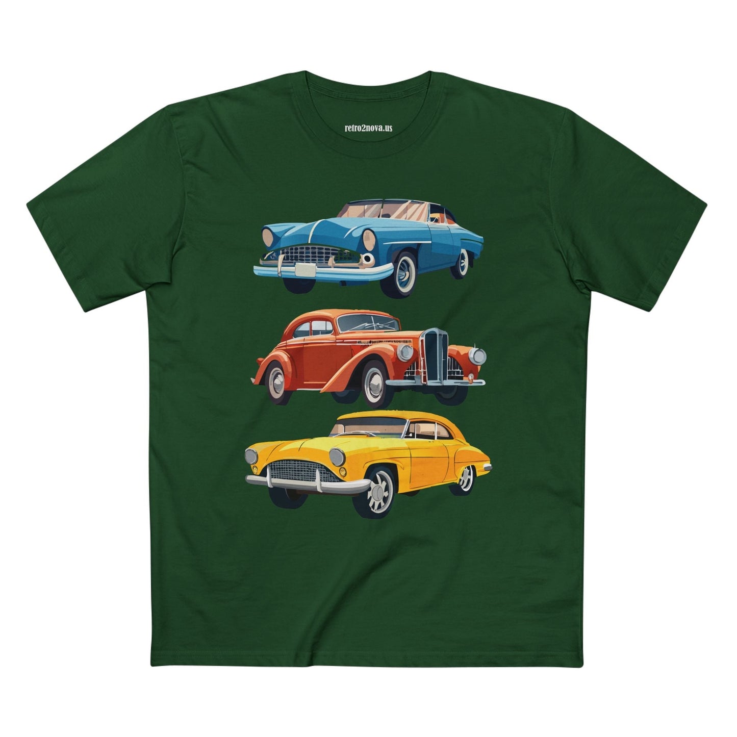 Retro Car Shirts Vintage Car Shirts RC4 Unisex Premium Cotton Tee With Original Art By Retro2Nova