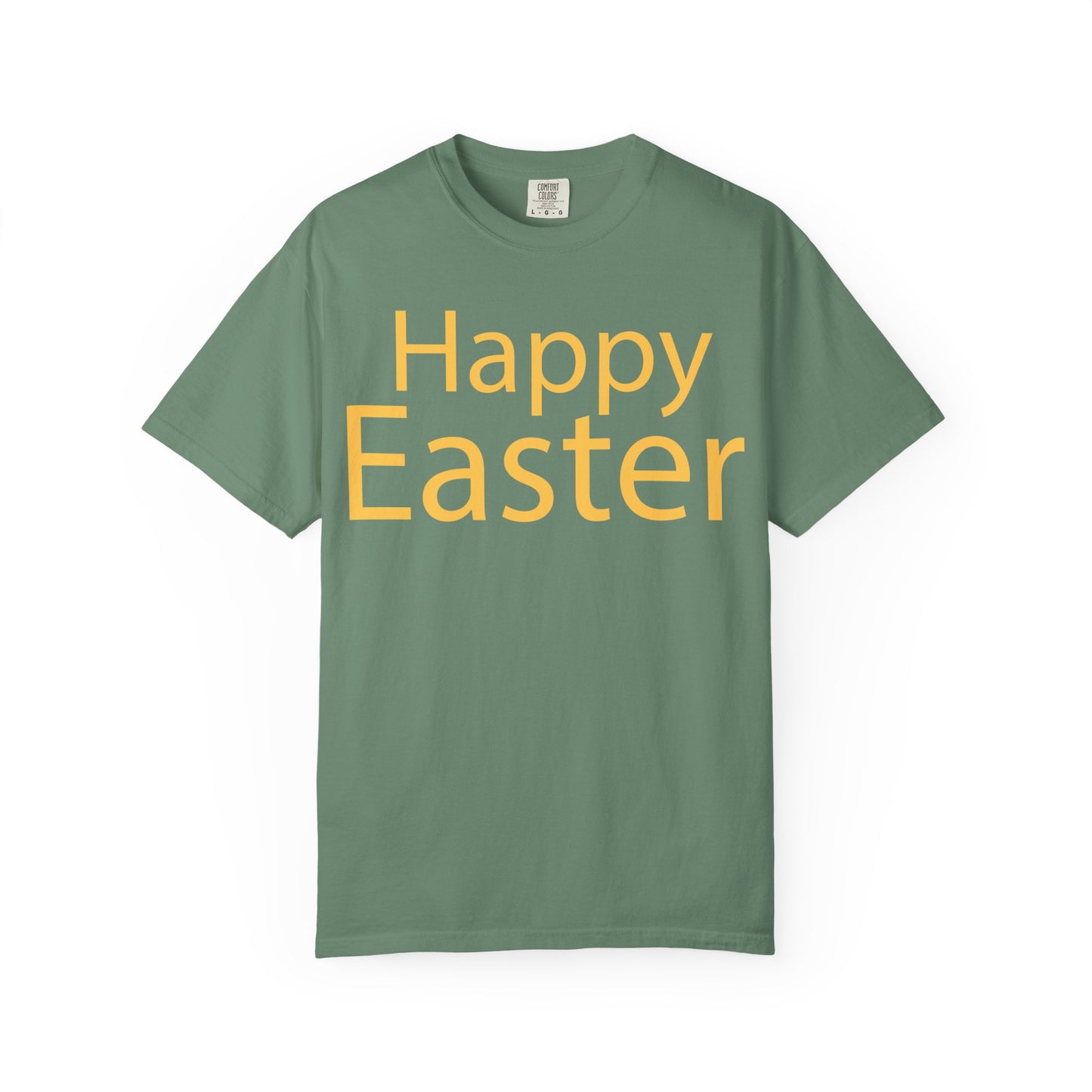 Happy Easter T-Shirt, Tee Shirt with Easter Signature, T Shirt with Easter Prints, Tee Shirt with Easter Design