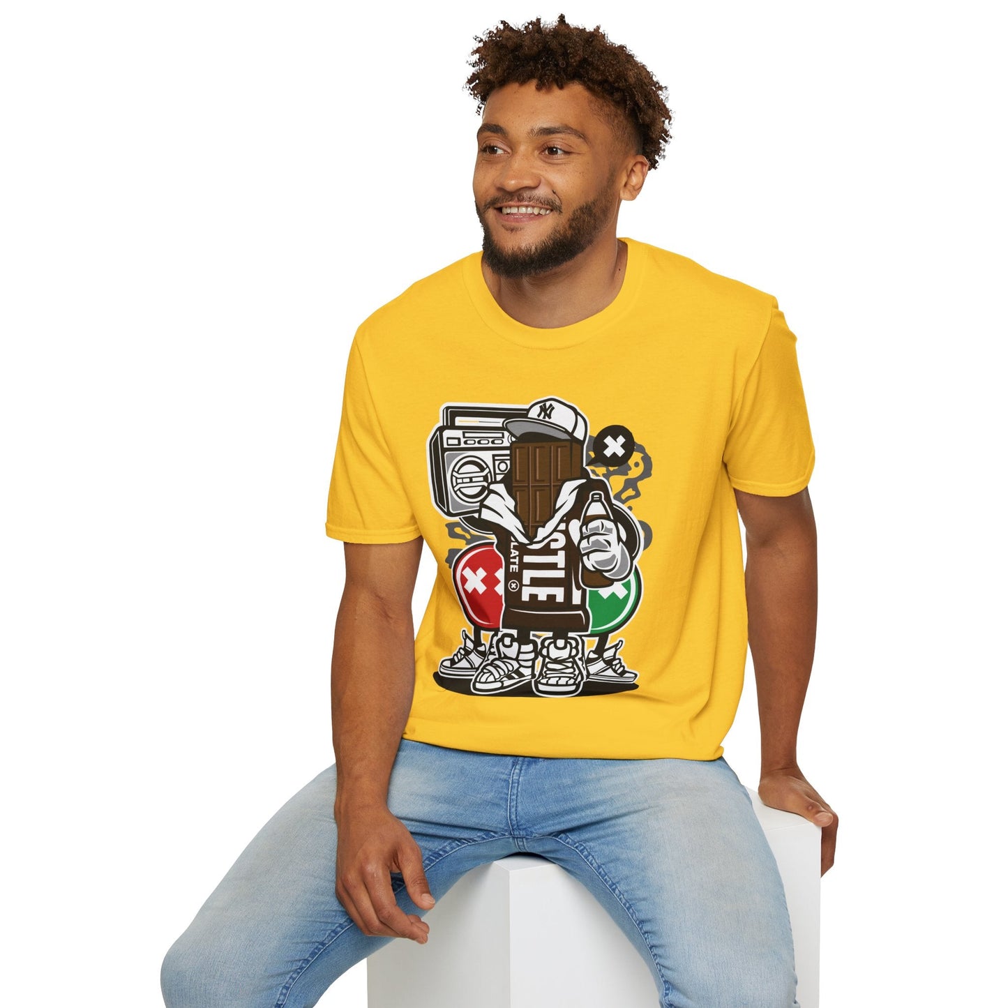 Gildan Softstyle Unisex Cartoon T Shirt Animation Funny Tee Breathable 100 Percent Cotton