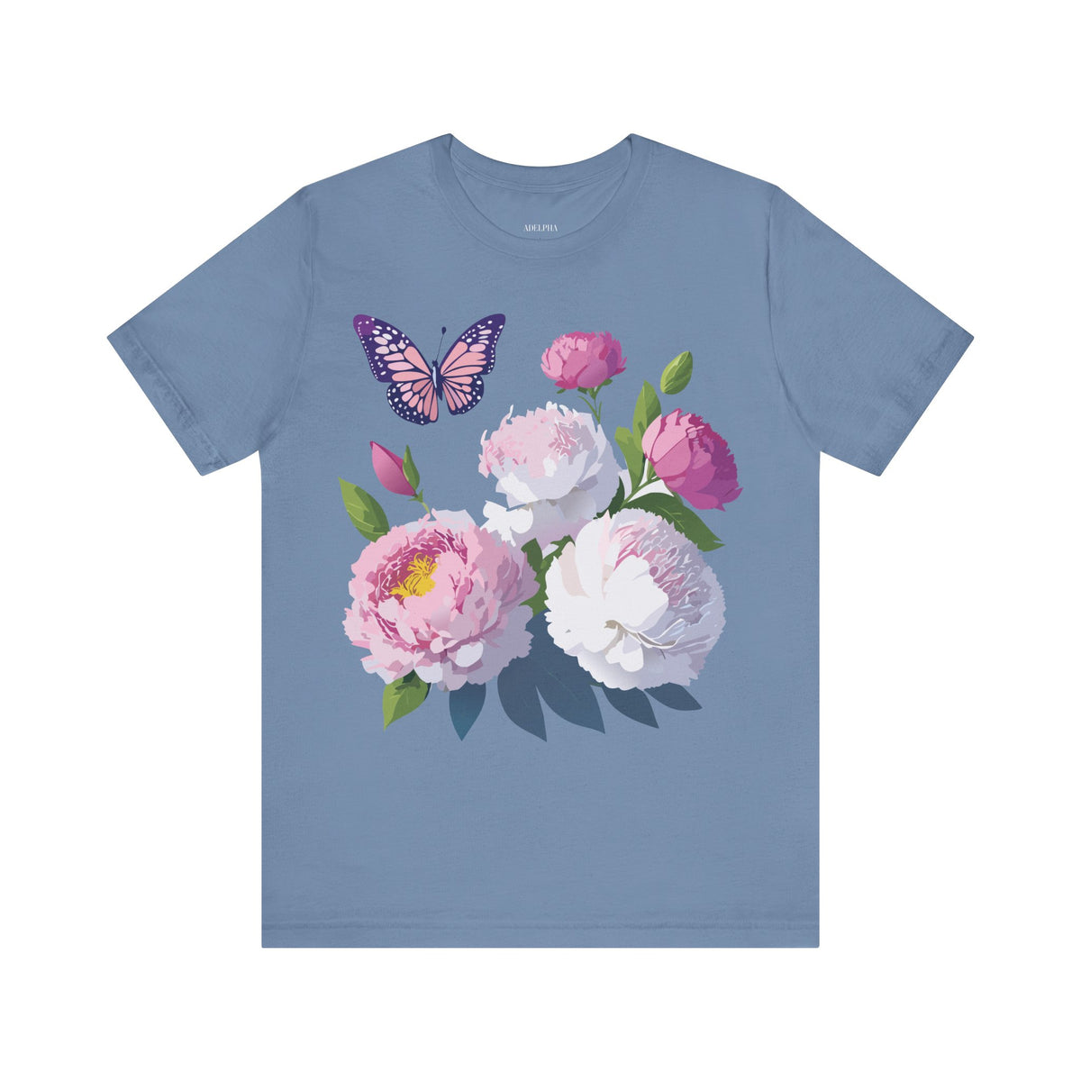 Floral Graphic Tee Shirt - Bella+Canvas Unisex 100 Cotton 40