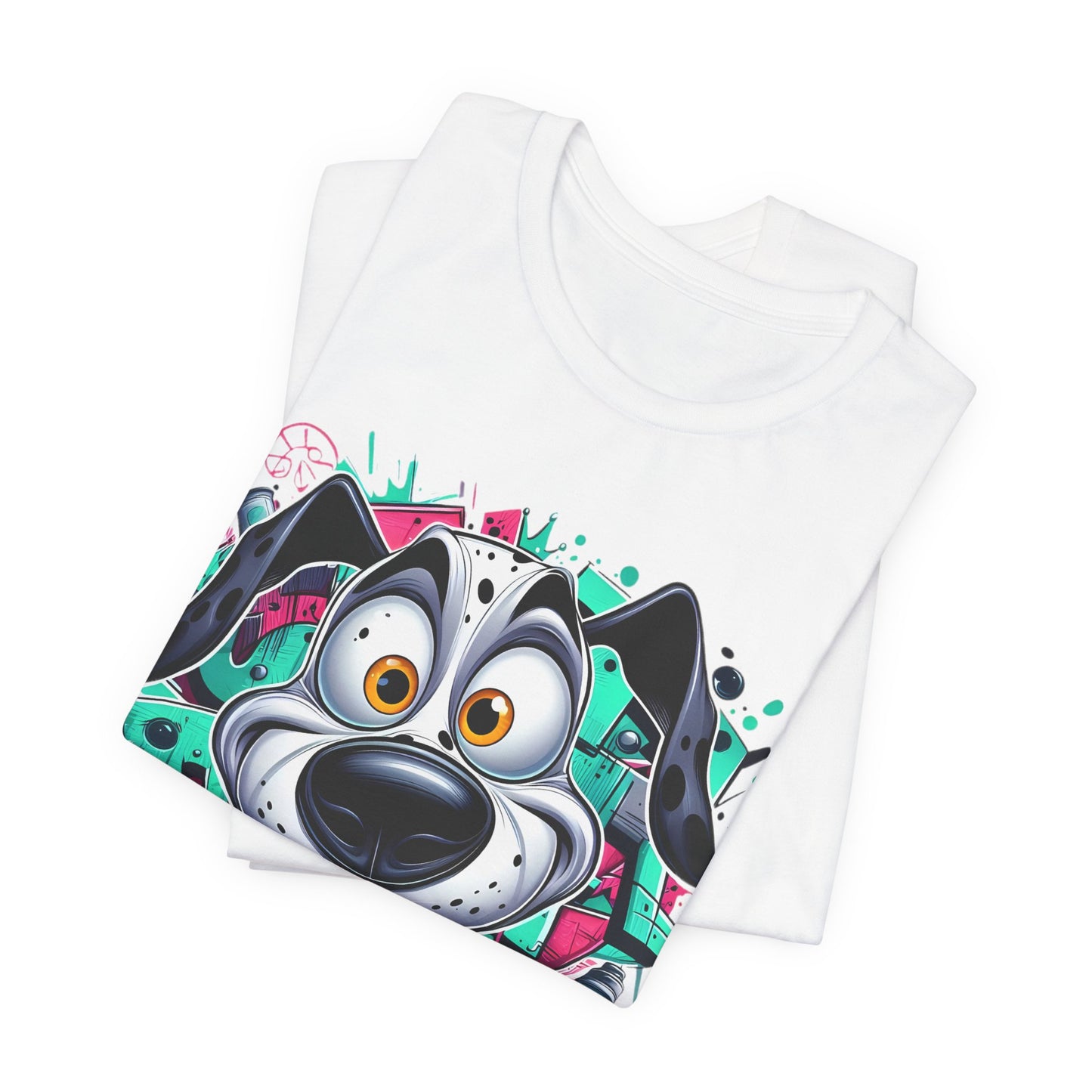 Viki Animal Tees, Dog Tee Shirt, Funny Dog T-Shirt, Art Design Top, Funny Animal T-Shirt, Graphic Tee