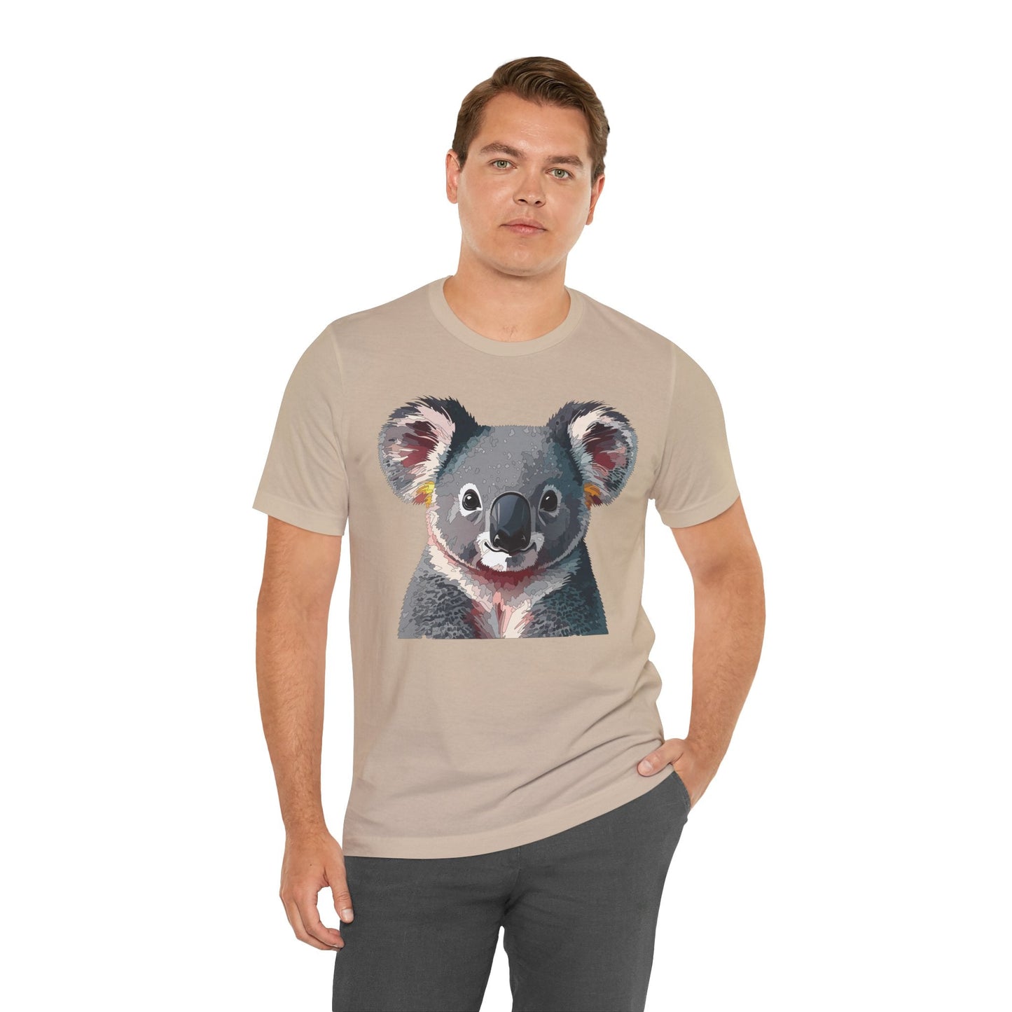 Unisex Animal Print Tee Shirt With Animals Art Design And Wildlife Graphic Comfortable Everyday Wear