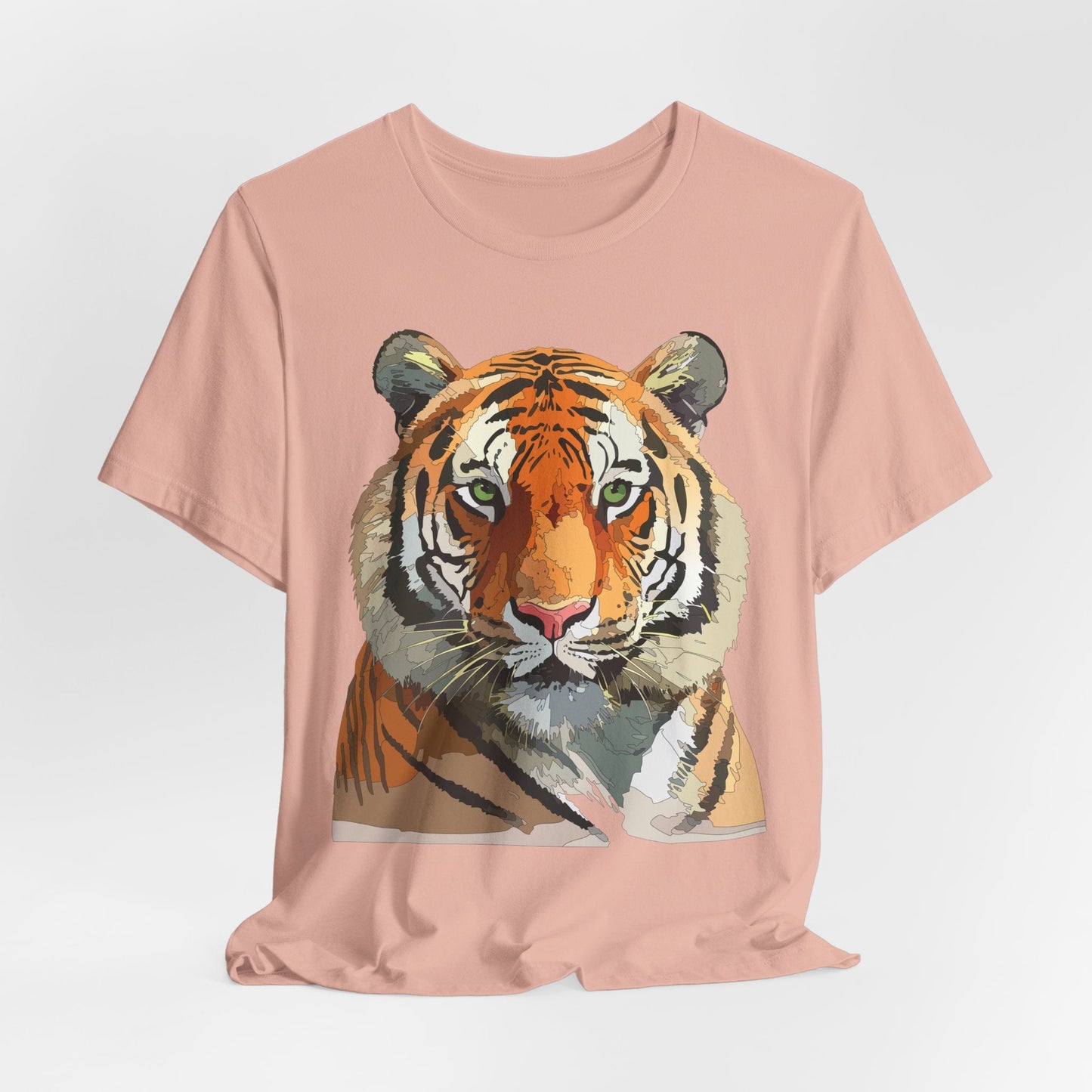 Unisex Animal Graphic Tee Shirt With Wildlife Art Design For Everyday Comfort Gildan 64000