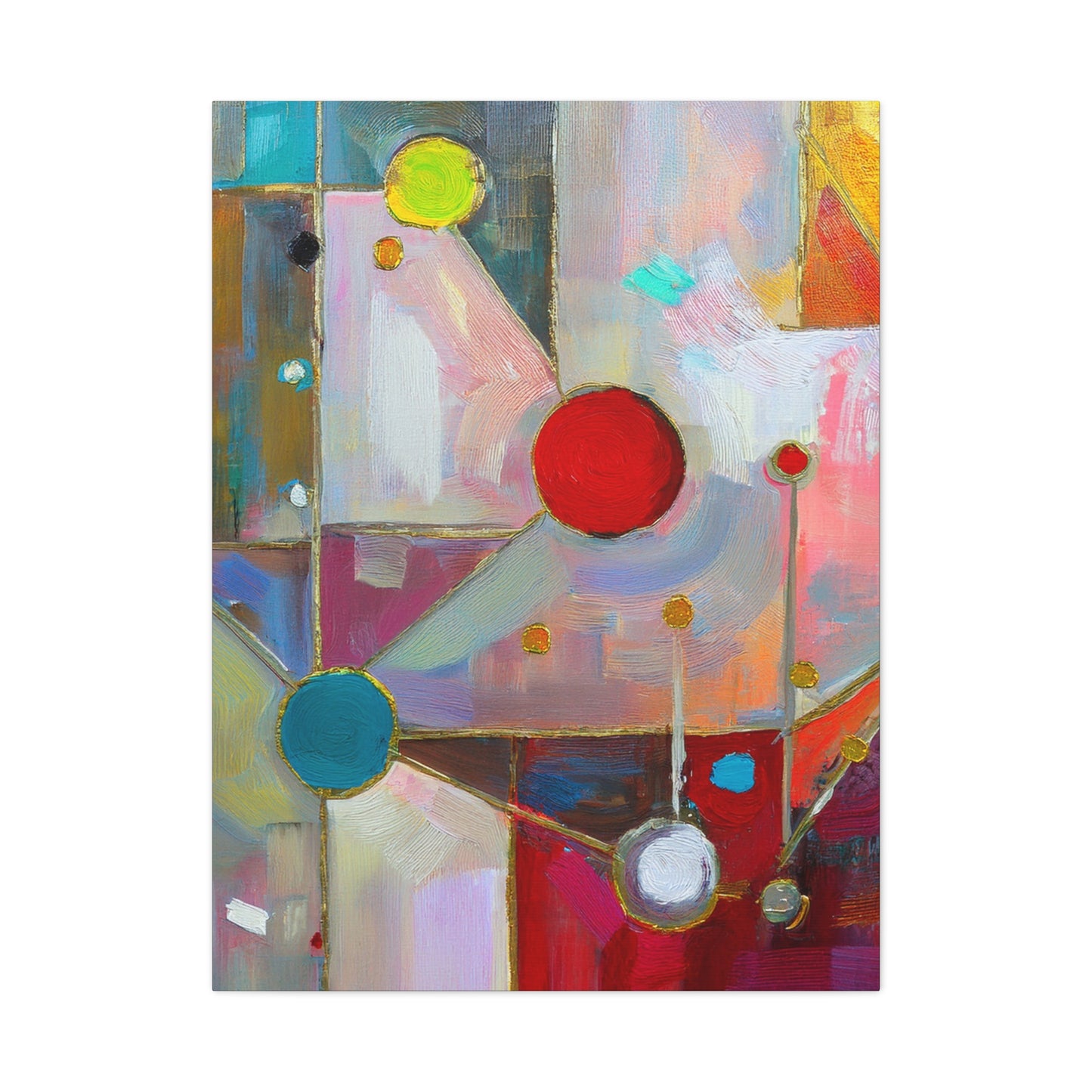 Abstract Oil Painting Print Canvas 20x24,20x30,24x30 24x32,24x36,30x40 32x48,36x48,40x60 Pine-Wood Inner Frame ABS-175