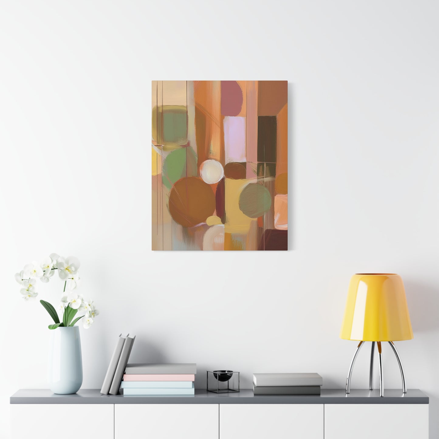 Abstract Geometric Painting Print Canvas 20x24,20x30,24x30 24x32,24x36,30x40 32x48,36x48,40x60 Pine-Wood Inner Frame ABS-53
