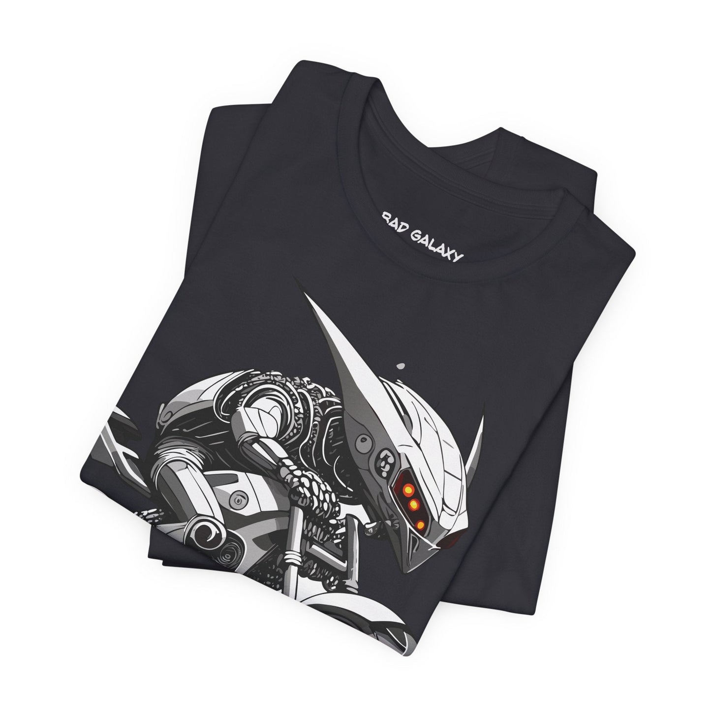 Tee Shirt With Alien From Bad Galaxy Made To Order 100 Percent Cotton Eco Friendly Print