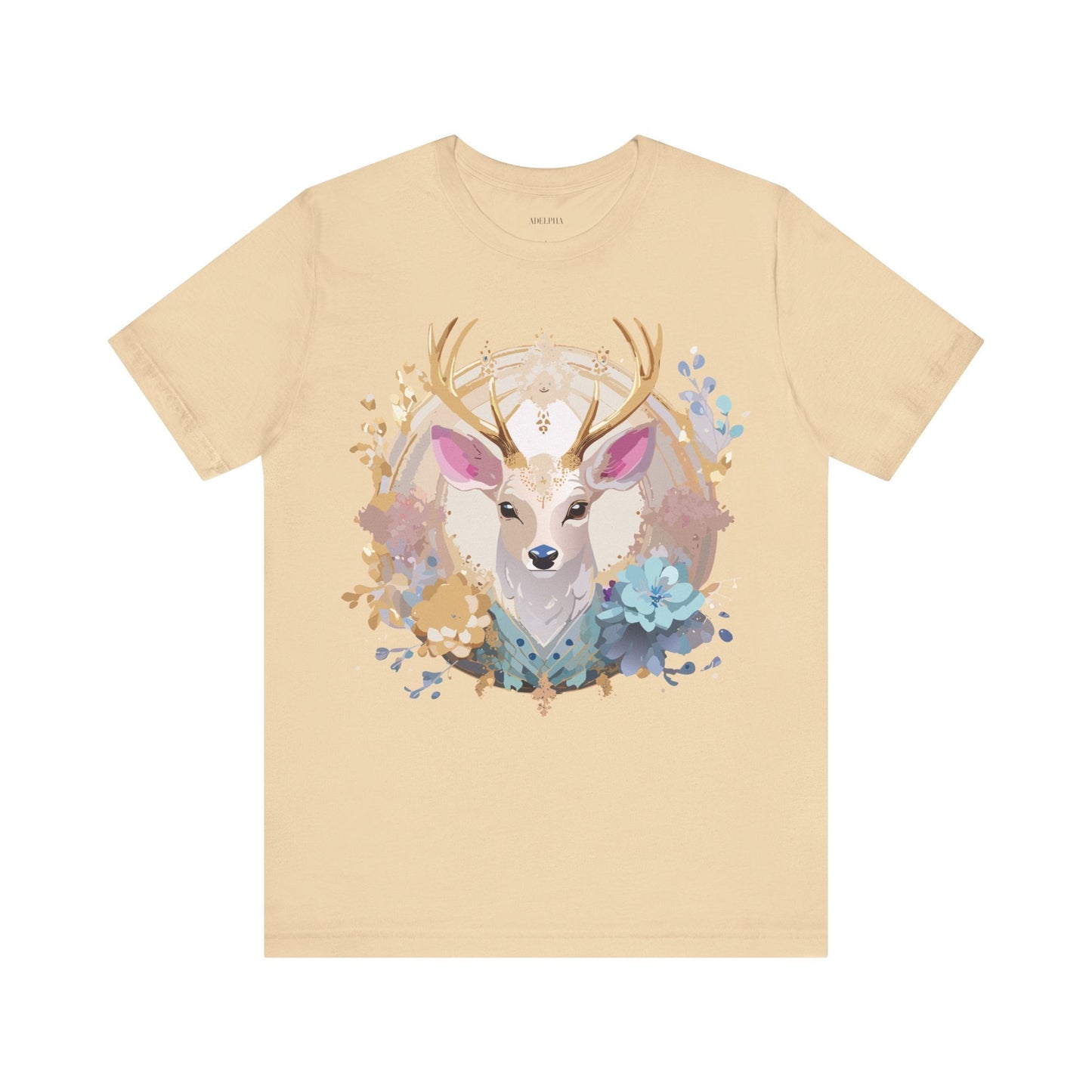 Medallion Graphic Unisex 100 Cotton Vintage Animal Medal Artwork Tee 68