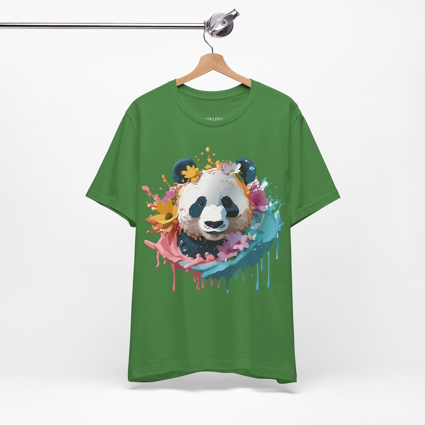 Adelpha Panda Graphic Tee Unisex Short Sleeve Vintage Inspired Artwork Shirt Premium Quality