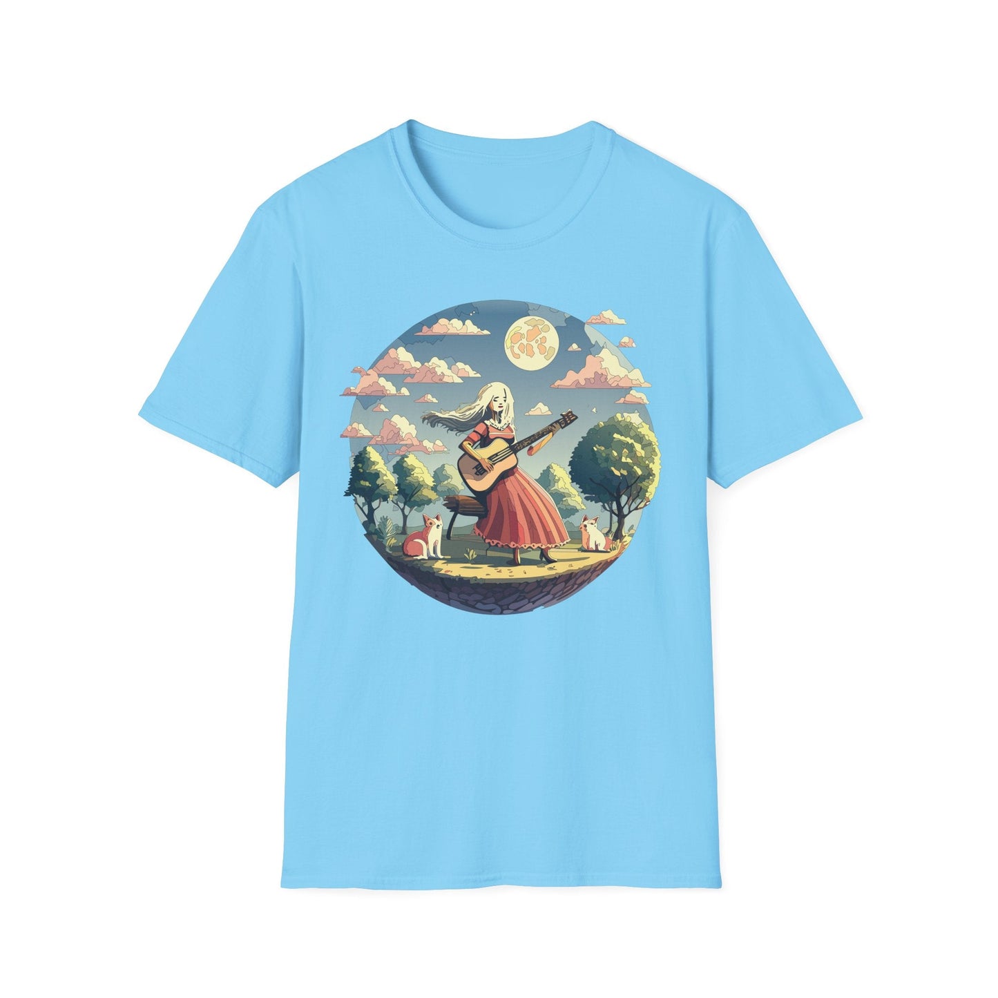 Womens Graphic T Shirts Art Design Tee Softstyle 100 Percent Cotton Unisex Gildan 64000
