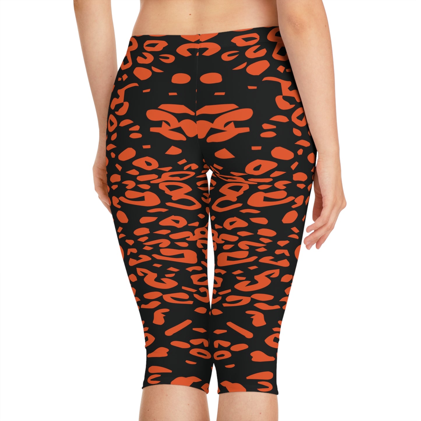 Legging capri à imprimé animalier