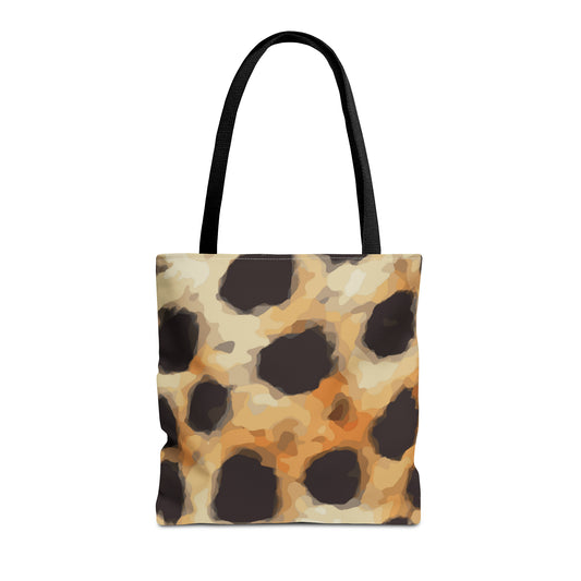 Canvastasche mit Animalprint 