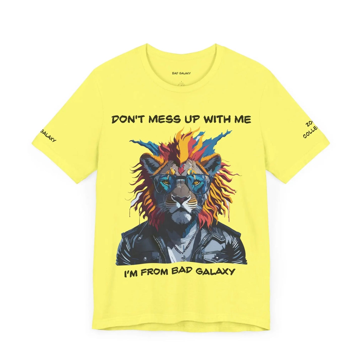 Animal T Shirt From Bad Galaxy Made To Order 100 Percent Cotton Eco Friendly Ink Free Shipping
